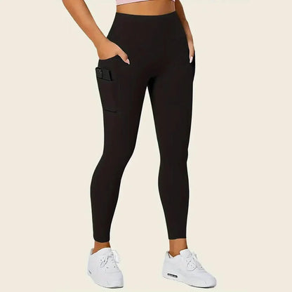 High Rise Butt Lifting Seamless Leggings with Phone Pockets