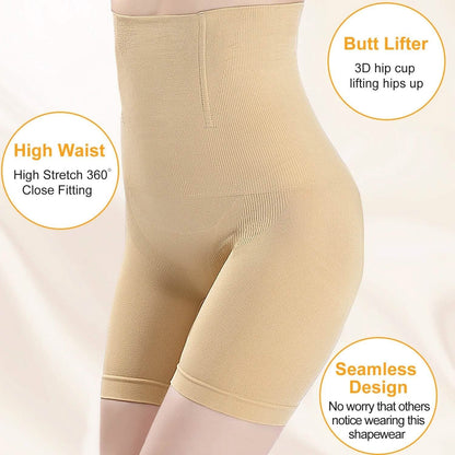 High Waist Shapewear Seamless Tummy Control Panties