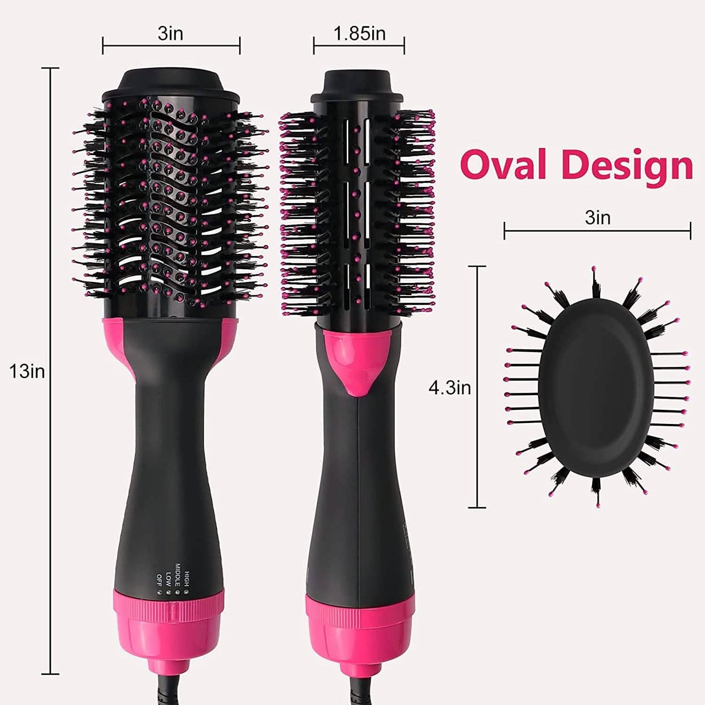 HIPPIH Hot Air Brush Styler and Dryer