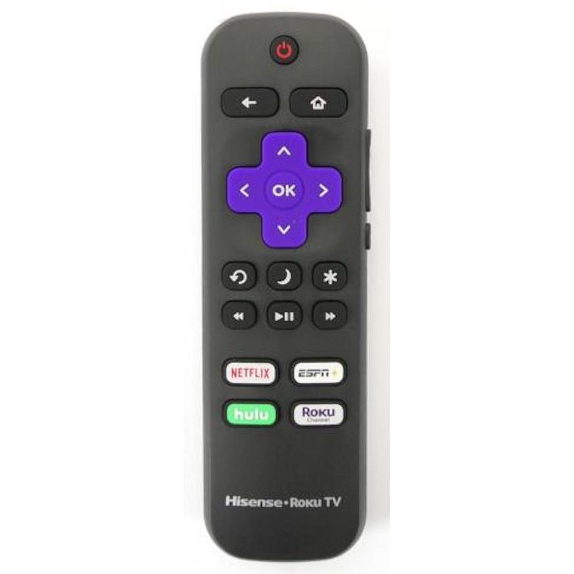 Hisense 249980 Roku TV Remote Control | IR | Netflix | ESPN + | Hulu | Roku Channel -249980