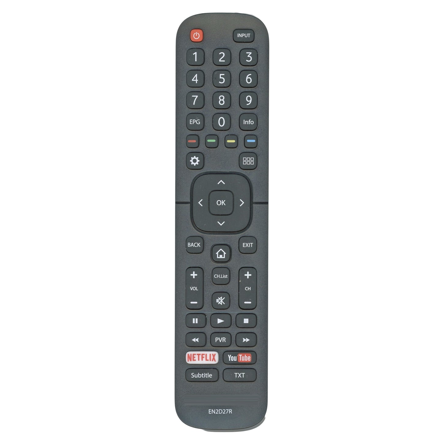 Hisense EN2D27R Rosso TV Remote Control