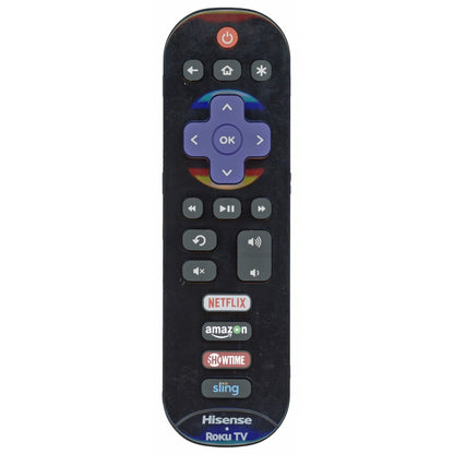 Hisense EN3B32HS Roku TV Remote Control | IR | Netflix | Amazon | Showtime | Sling - 194606