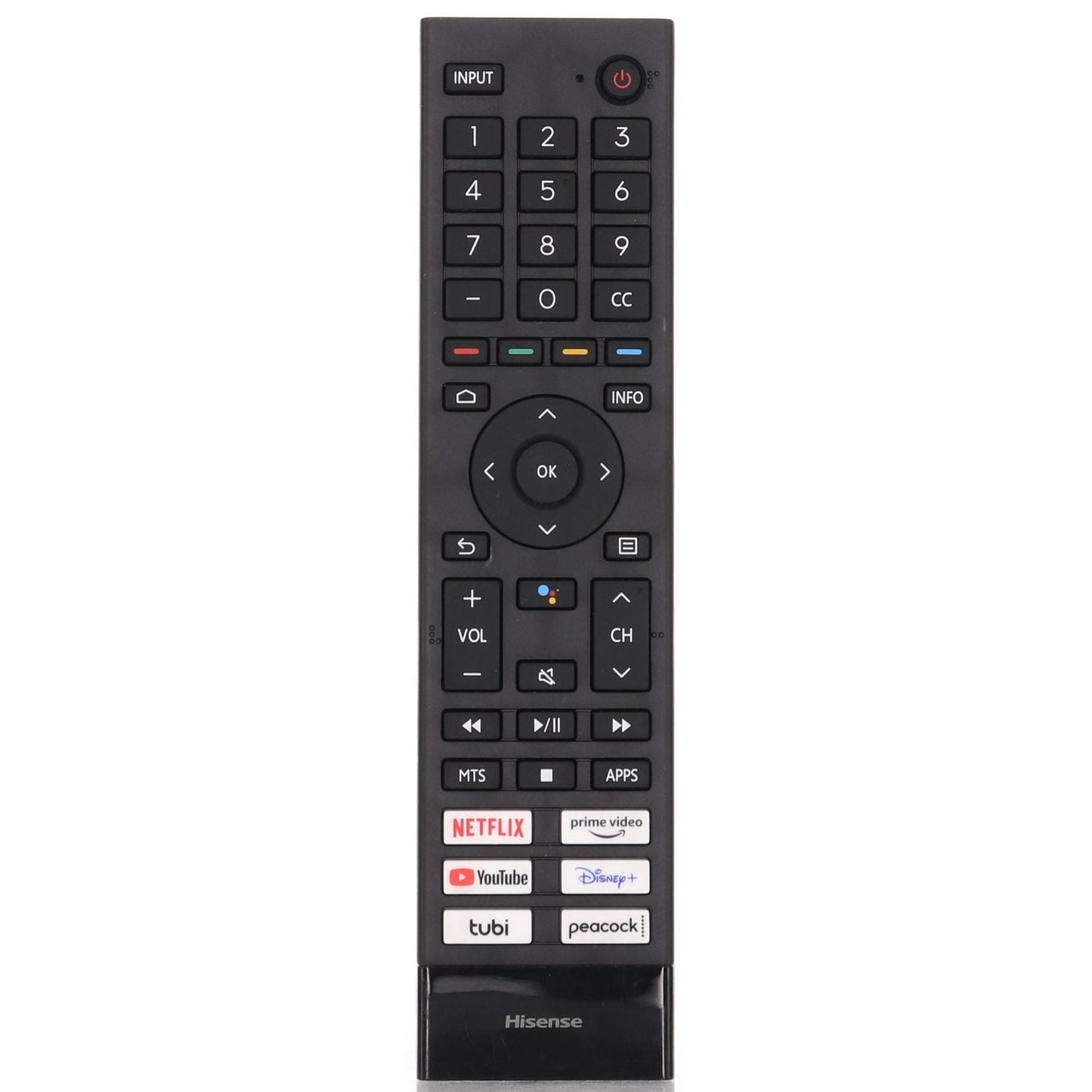 Hisense ERF3J80H GOOGLE Android TV Remote Control with Voice TV - 299102