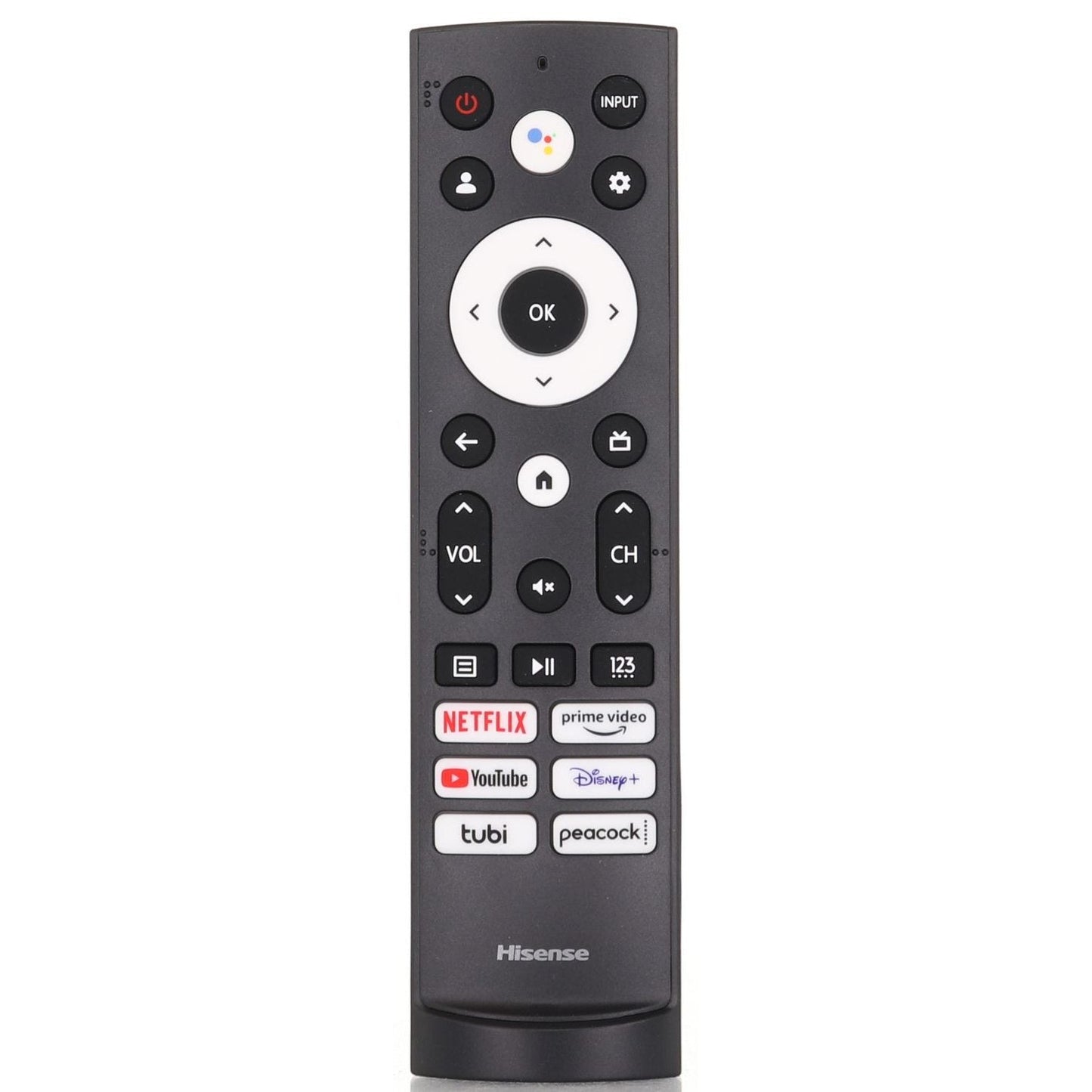 Hisense ERF3M90H Google TV Smart TV Remote Control | Voice | RF - ERF3M90H