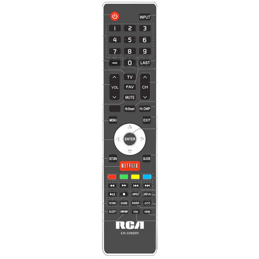 Hisense RCA EN33925R TV Remote Control