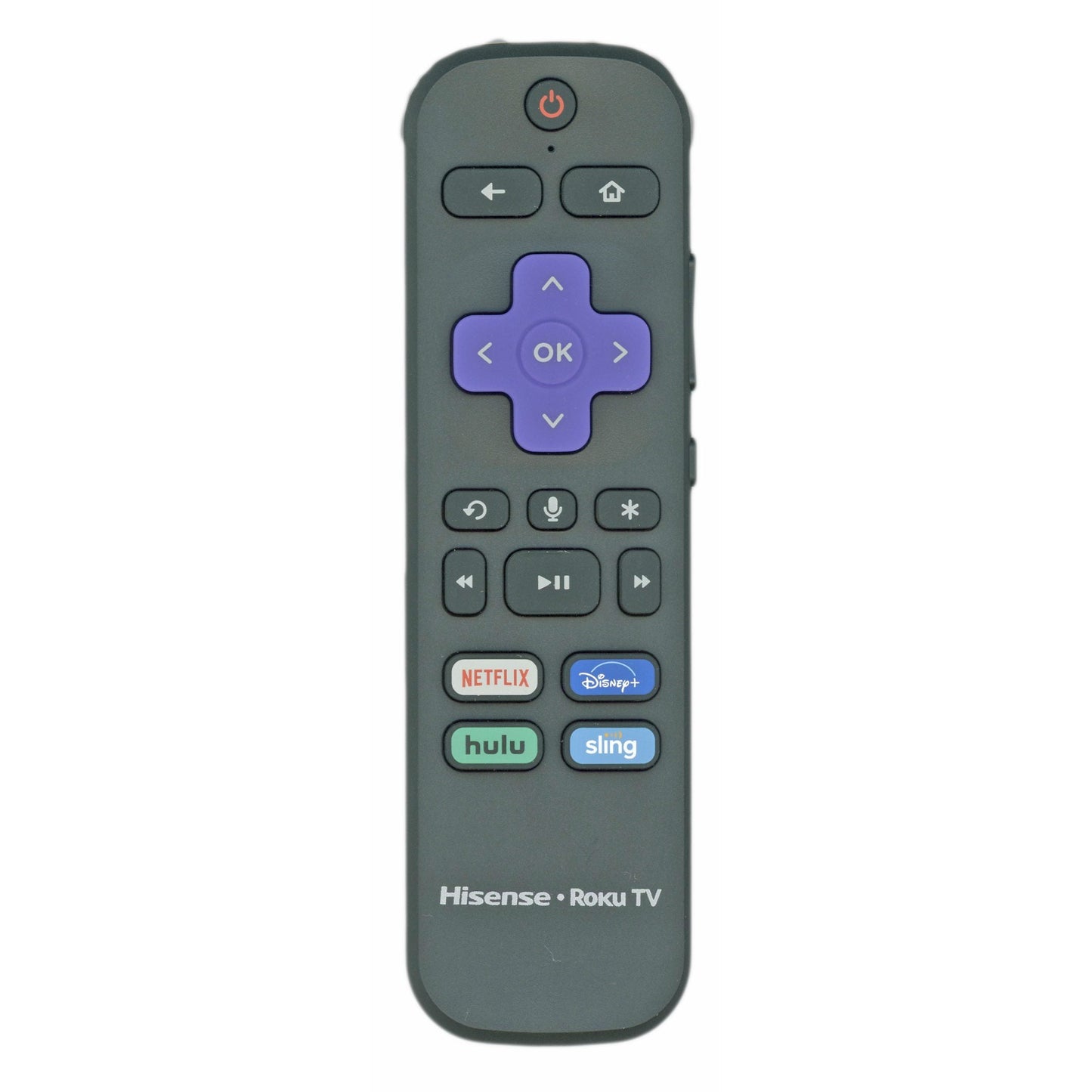 Hisense RC-AL5 / HU-RCRUS-22W 2021 ROKU TV Remote Control | Voice | RF | Netflix | Disney + | Hulu | Sling - HURCRUS22W