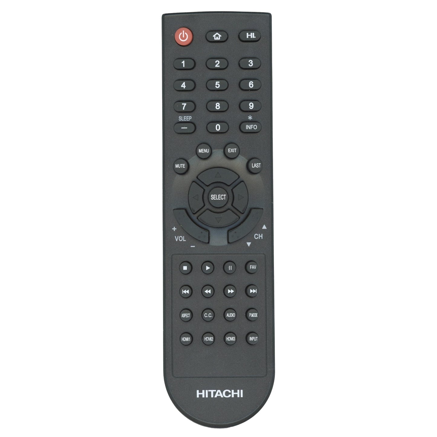 Hitachi 850137184 TV Remote Control