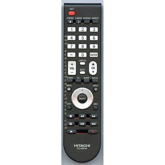 Hitachi CLU4591AV TV Remote Control