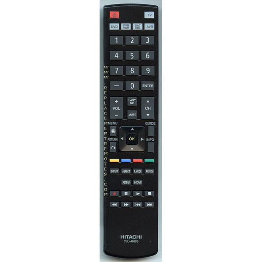Hitachi CLU4986S TV Remote Control