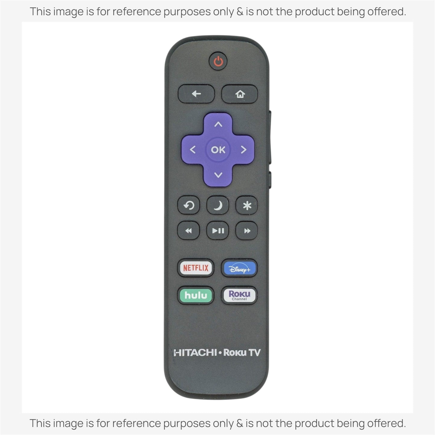 Substitute for Hitachi RC-ALIR Roku TV Remote Control 3226000754 [RRST01]