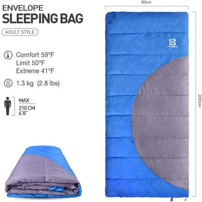 HOLLEGEND Sleeping Bag - Envelope Lightweight Portable