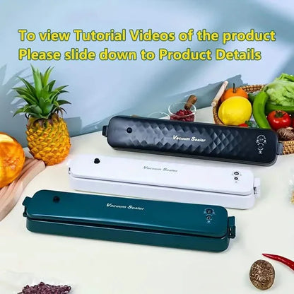 Home Automatic Food Sealer System-Dual Mode (Sealed & Vacuum)