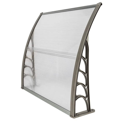 Hommoo 40"x 40" Polycarbonate Window Door Awning