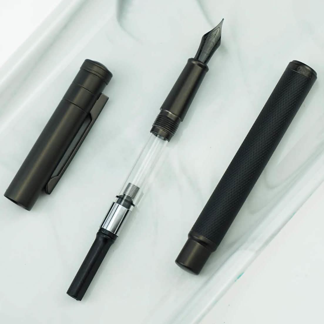 Hongdian Silver Birch Forest Fountain Pen