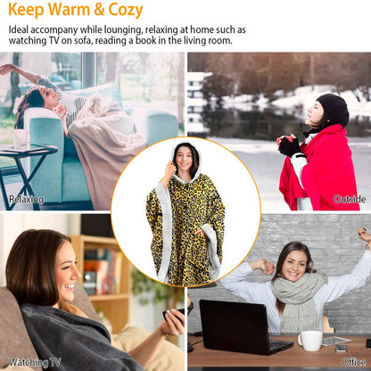 Hoodie Blanket Snuggle Robe