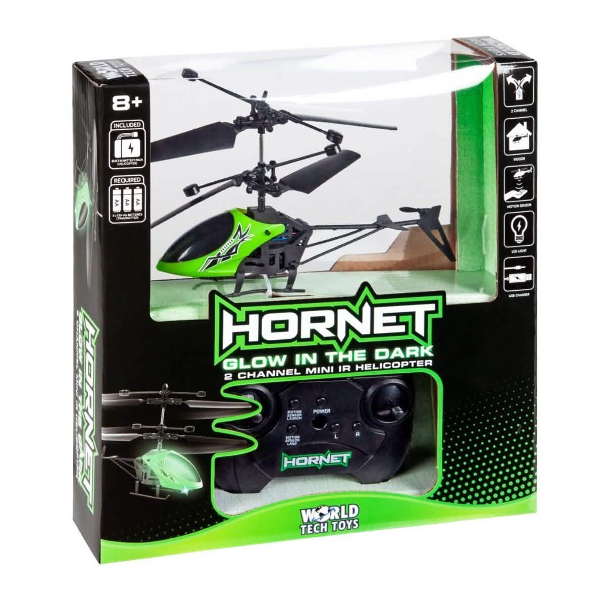 Hornet Glow in the Dark 2CH IR Helicopter