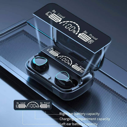 Hornorm Bluetooth 5.1 Earphones Auto Pairing Bluetooth Headphones