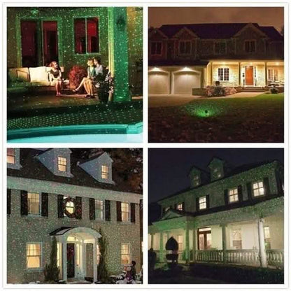 Hot Outdoor Indoor Waterproof Green & Red Laser Projector Light