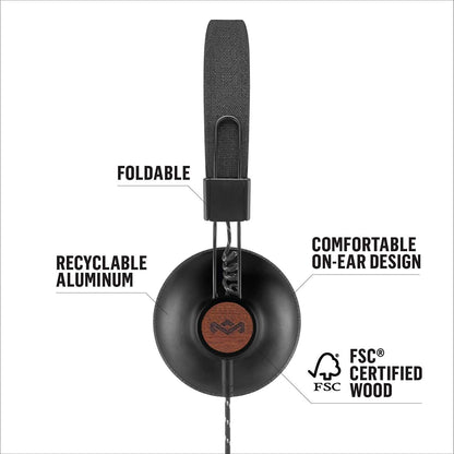 House of Marley Positive Vibration 2 Over-Ear Wired Headphones