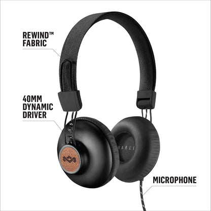 House of Marley Positive Vibration 2 Over-Ear Wired Headphones