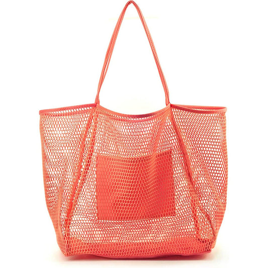 HOXIS Mesh Beach Tote Women's Shoulder Bag
