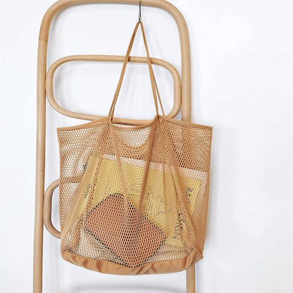 HOXIS Mesh Beach Tote Women's Shoulder Bag