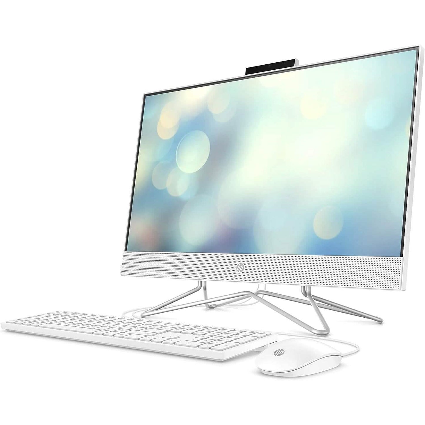 HP 22" All-in-One Desktop AMD Athlon Silver 4GB RAM 256 GB SSD Windows 11 Home (Refurbished)