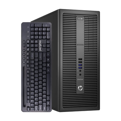 HP 800G2 Intel Core i7 16GB RAM 512GB SSD Windows 10 Pro WiFi Tower PC (Refurbished)
