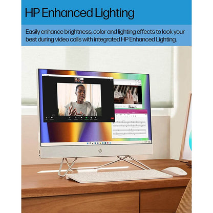 HP All-in-One Bundle PC, 23.8" FHD Touchscreen Display, Intel Core i5-1235U 8GB RAM 512GB SSD (Refurbished)