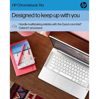 HP Chromebook 14" Laptop Intel Celeron N4120 Processor 4GB RAM 64GB SSD (Refurbished)