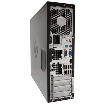 HP Compaq 6300 Desktop Computer PC 3.20 GHz Intel i5 Quad Core Gen 3 with 24" FlatScreen Monitor (Refurbished)