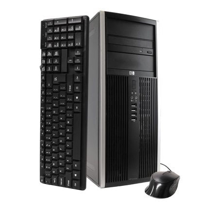 HP Compaq Elite 8100 Tower Computer PC with 22" Wide Screen Monitor (Refurbished)