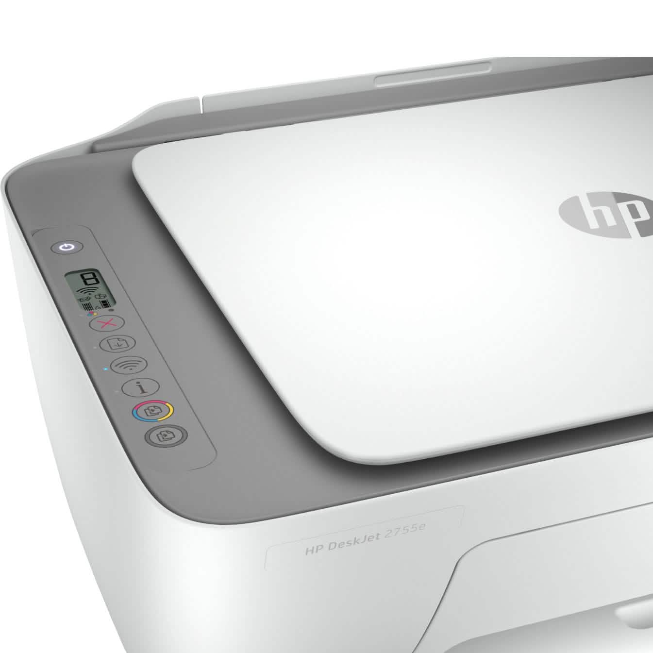 HP DeskJet 2755e All-in-One Inkjet Printer Color Mobile Print Copy Scan (Refurbished)