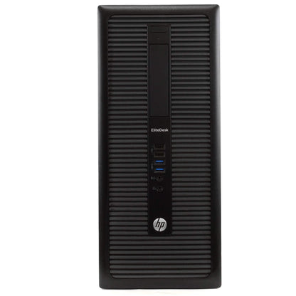 HP EliteDesk 800 G1 PC Windows 10 with 22" Widescreen Monitor (Refurbished)