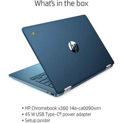 HP Laptop X360 14a Chromebook 14" HD Touchscreen (Refurbished)