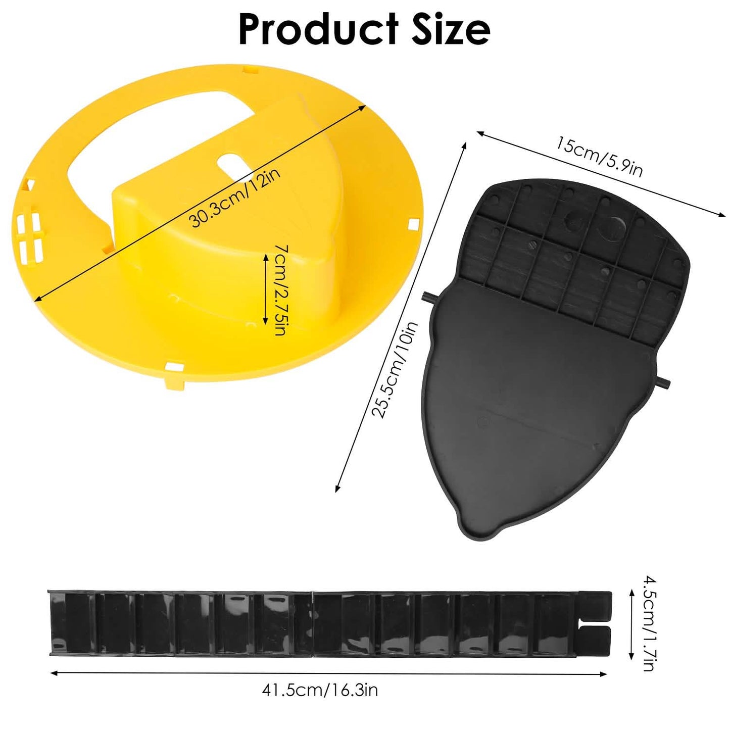 Humane Bucket Lid Mouse Trap with Ladder Auto Reset