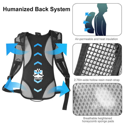 Hydration Backpack Pack with 2L Water Bladder