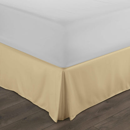 Hypoallergenic Pleated Premium Solid Bed Skirt