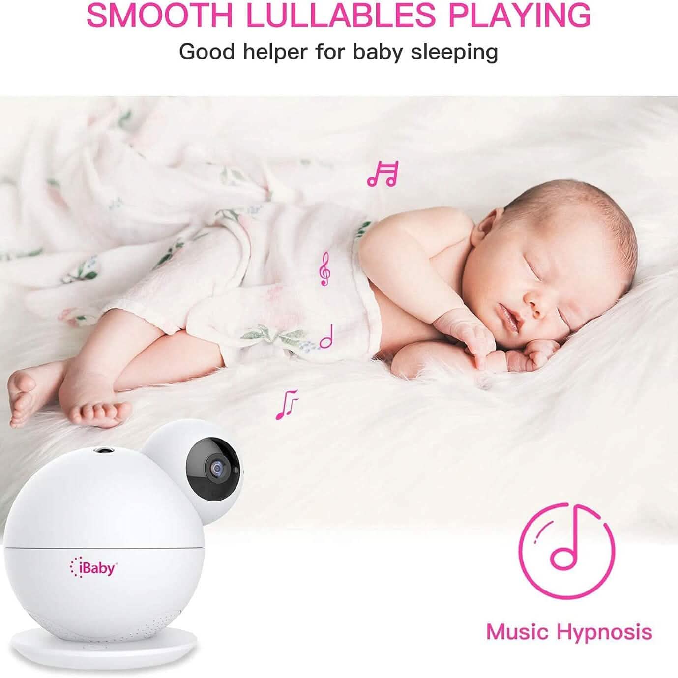 iBaby M8 2K Smart Baby Monitor, 355° Pan 110° Tilt and 2-Way Talk  (Refurbished)