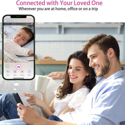 iBaby M8 2K Smart Baby Monitor, 355° Pan 110° Tilt and 2-Way Talk  (Refurbished)