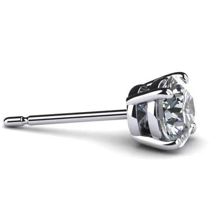 IGI Diamond Engagement Earrings VS1 D Round 4.34 Carat Lab Created Eye Clean