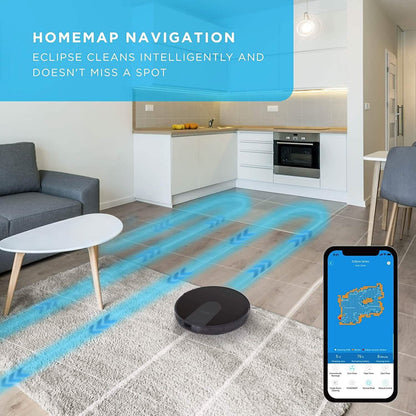 iHome AutoVac Eclipse G 2-in-1 Robot Vacuum and Mop (Refurbished)