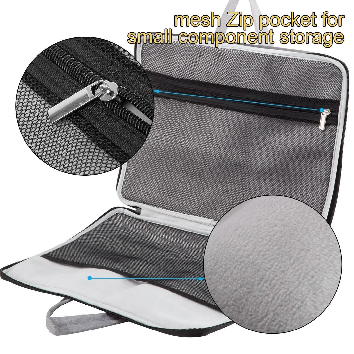 IMAGE 14 " Laptop Sleeve Travel Storage Case Pouch Cover with Pockets