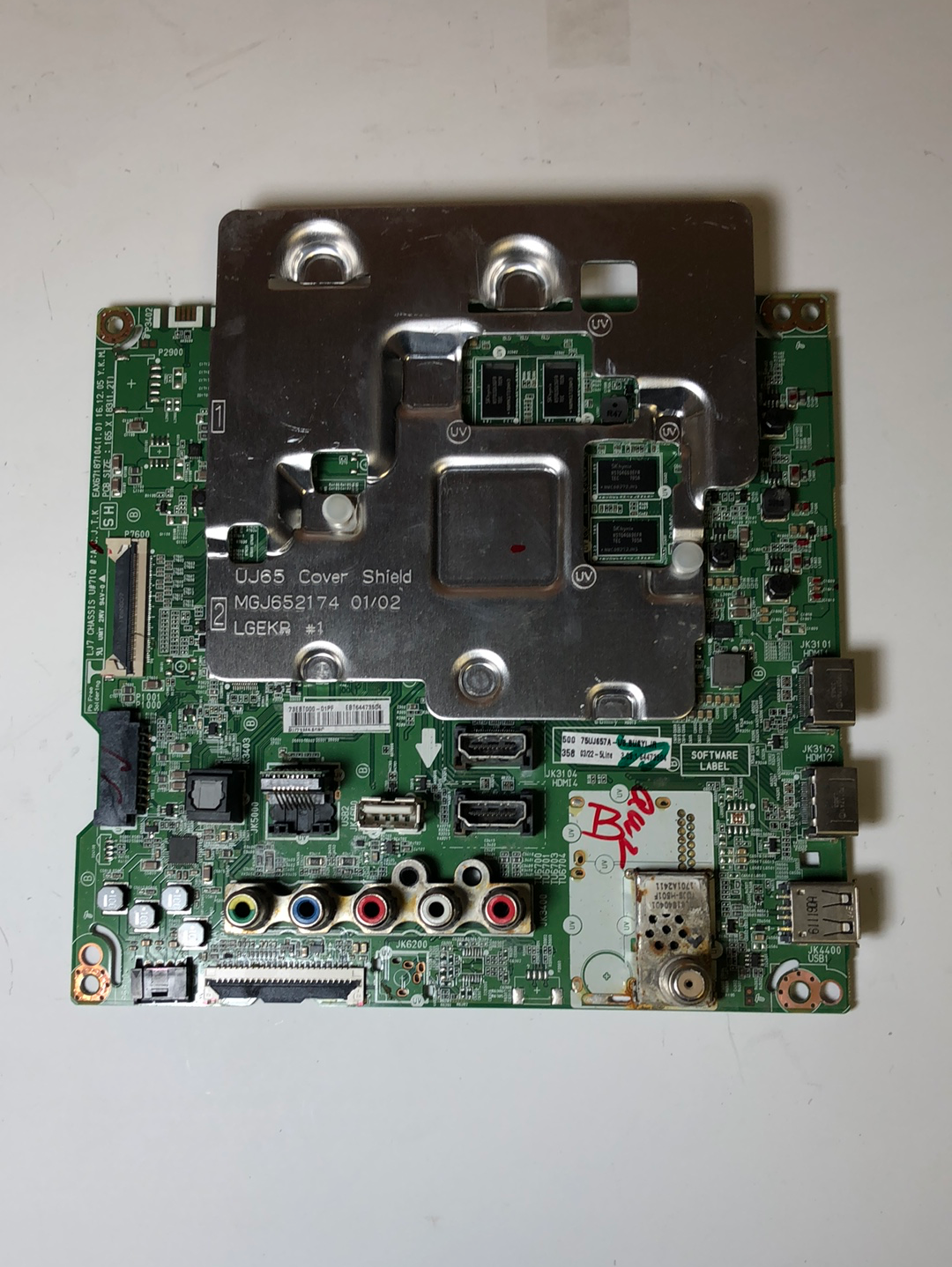 LG EBT64473504 Main Board for 75UJ657A-UB.BUSYLJR