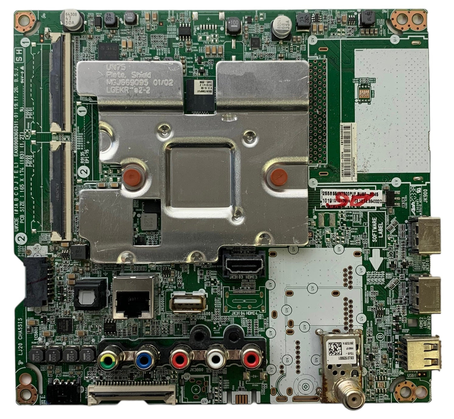 LG EBT66433202 Main Board for 55UN7300PUF.BUSFLKR