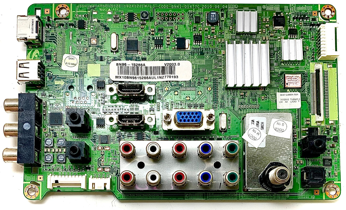 Samsung BN96-15266A Main Board for LN40C530F1FXZA