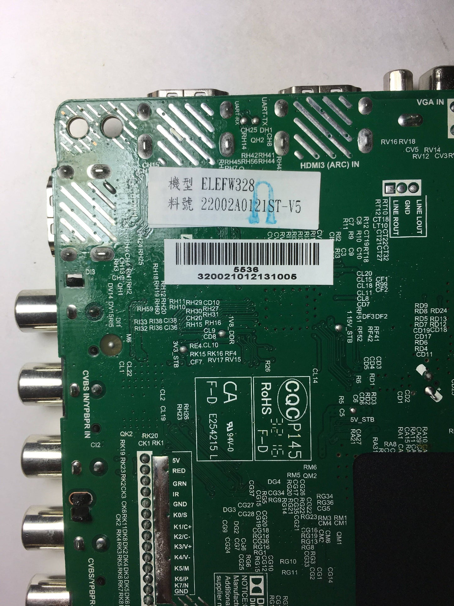 Element 22002A0121ST-V5 Main Board / Power Supply for ELEFW328B (H6B8M serial)