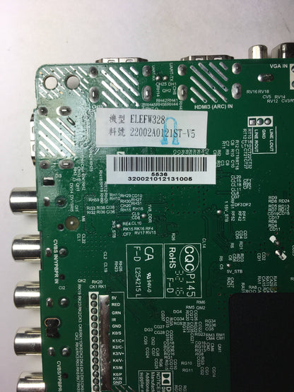 Element 22002A0121ST-V5 Main Board / Power Supply for ELEFW328B (H6B8M serial)