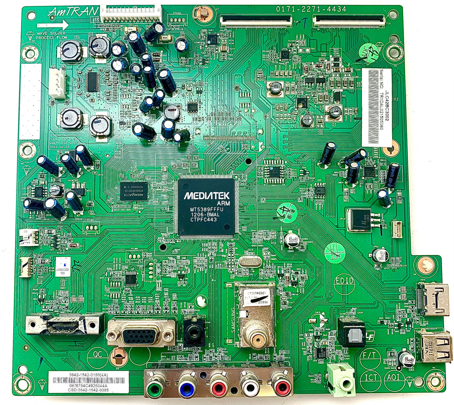 JVC 3642-1542-0150 (0171-2271-4435) Main Board for JLC42BC3002