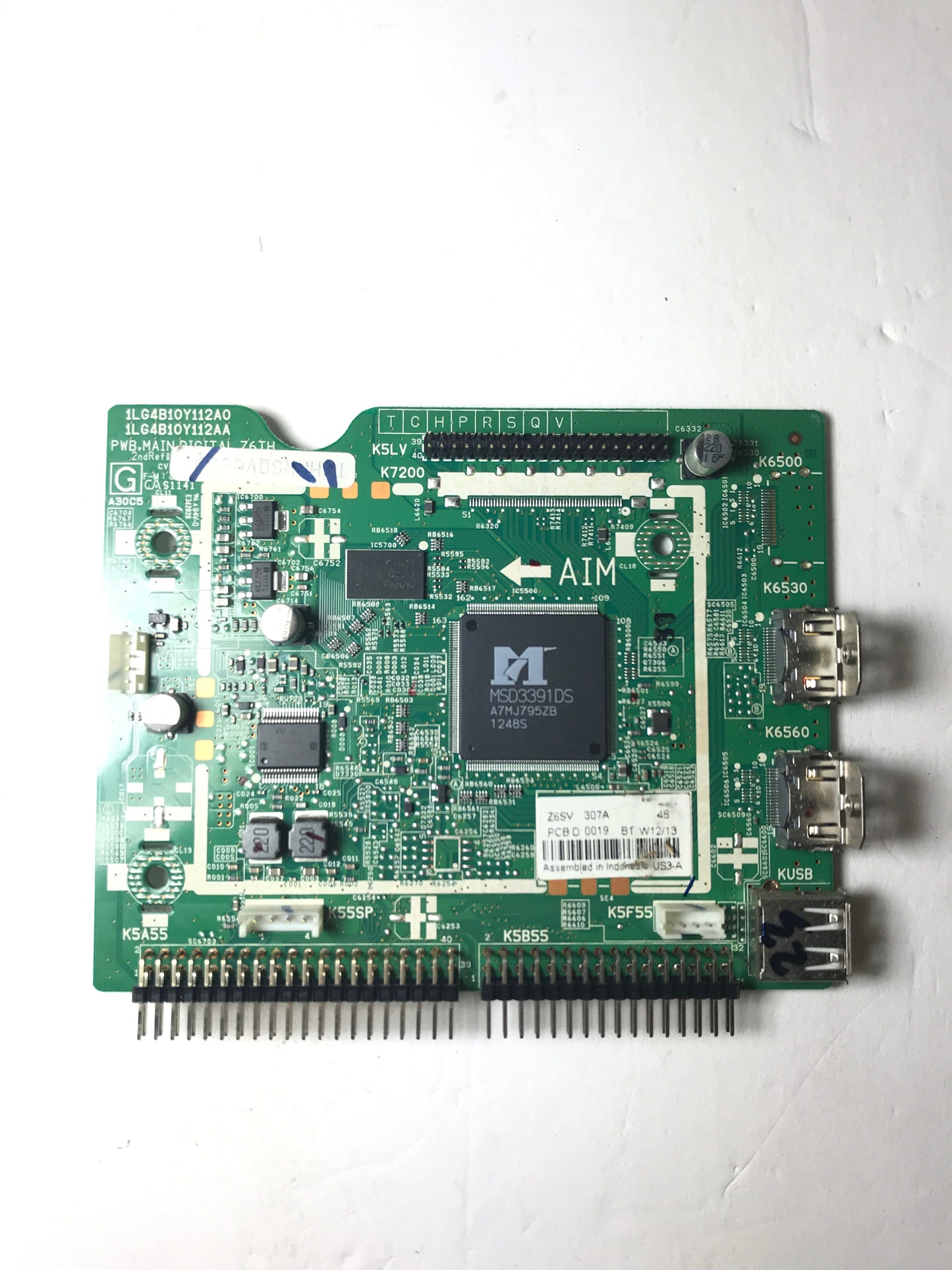 Sanyo 1LG4B10Y112A0 Z6SV Digital Main Board for DP39E63 P39E63-00